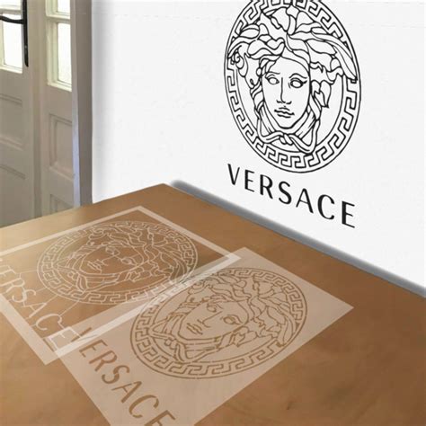 round versace stencil|Versace Stencil .